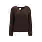 Allude Brown Cashmere Sweater