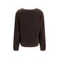 Allude Brown Cashmere Sweater