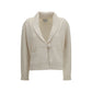 Forte_Forte White Wool Oves Aries Cardigan