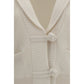 Forte_Forte White Wool Oves Aries Cardigan