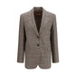 Max Mara Brown Wool Oves Aries Blazer