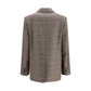 Max Mara Brown Wool Oves Aries Blazer