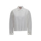 Max Mara White Cotton Dress Shirt