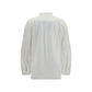 Max Mara White Cotton Blouse