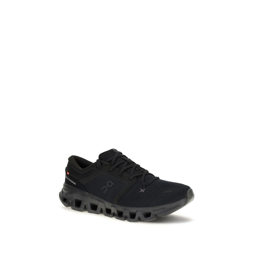 ON Black Fabric Athletic Sneakers