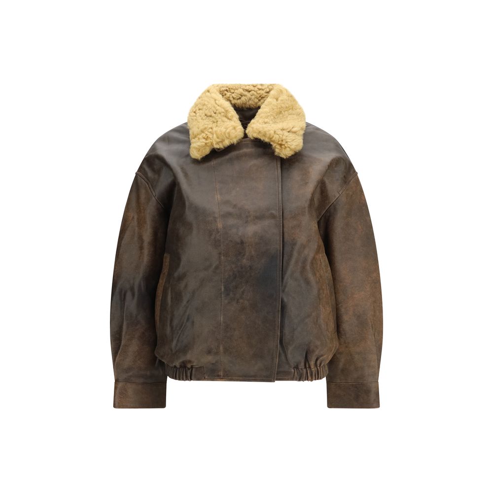 R13 Brown Lamb Ovis Aries Aries Bomber