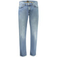 Hugo Boss Blue Cotton Men's Regular-Fit Jeans