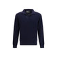 Brooksfield Blue Wool Oves Aries Cardigan