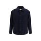 Brooksfield Blue Wool Oves Aries Full-Length Jacket