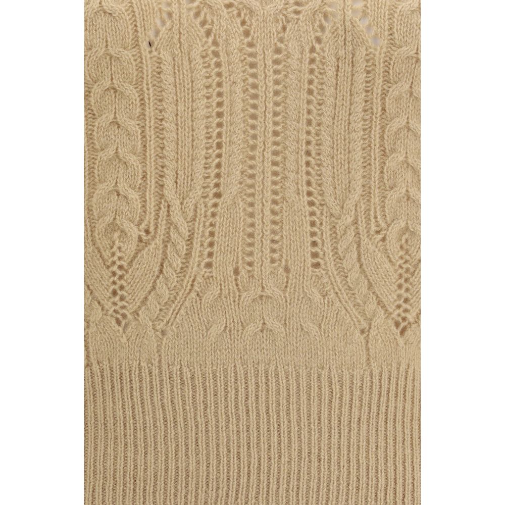 Ermanno Scervino Beige Cashmere Sweater