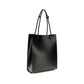 Jil Sander Black Calf Leather Bos Taurus Shoulder Bag