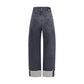 Mother Denim Black Cotton Cropped Jeans