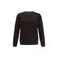Brooksfield Brown Wool Oves Aries Sweatshirt