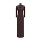 Courrèges Brown Viscose Casual Dress