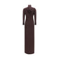 Courrèges Brown Viscose Casual Dress