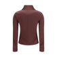 Courrèges Bordeaux Polyester Sweatshirt