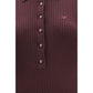 Courrèges Purple Viscose Long Dress