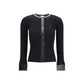 Courrèges Black Viscose Cardigan