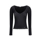 Saint Laurent Black Silk Blouse