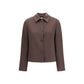 Lardini Brown Wool Oves Aries Full-Length Jacket