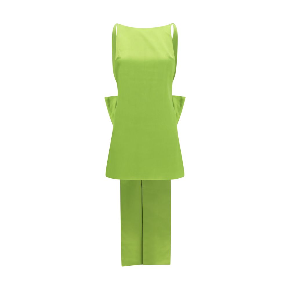 Self-Portrait Bicolor Polyester Cocktail Dress
