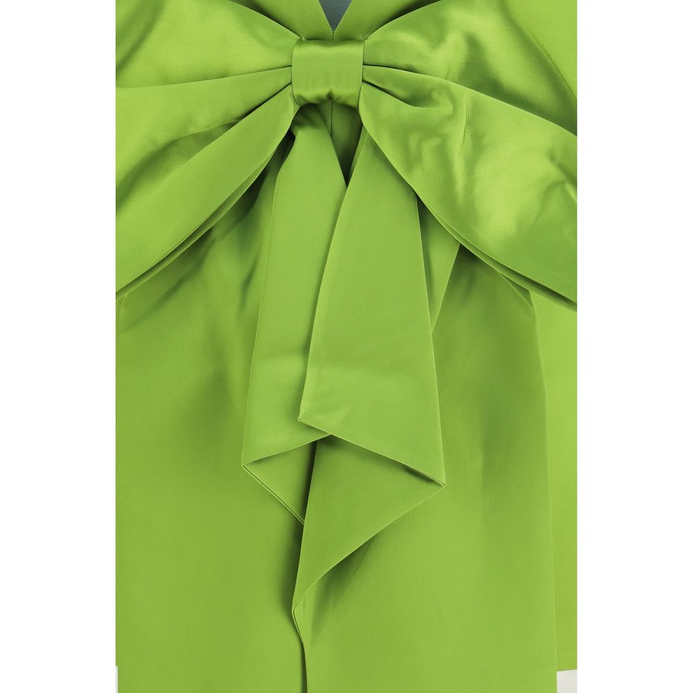 Self-Portrait Bicolor Polyester Cocktail Dress