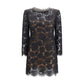 Self-Portrait Black Polyamide Casual Dress