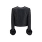 Self-Portrait Black Polyester Jacket