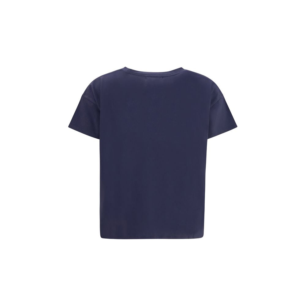 Loulou De Saison Blue Cotton T-Shirt