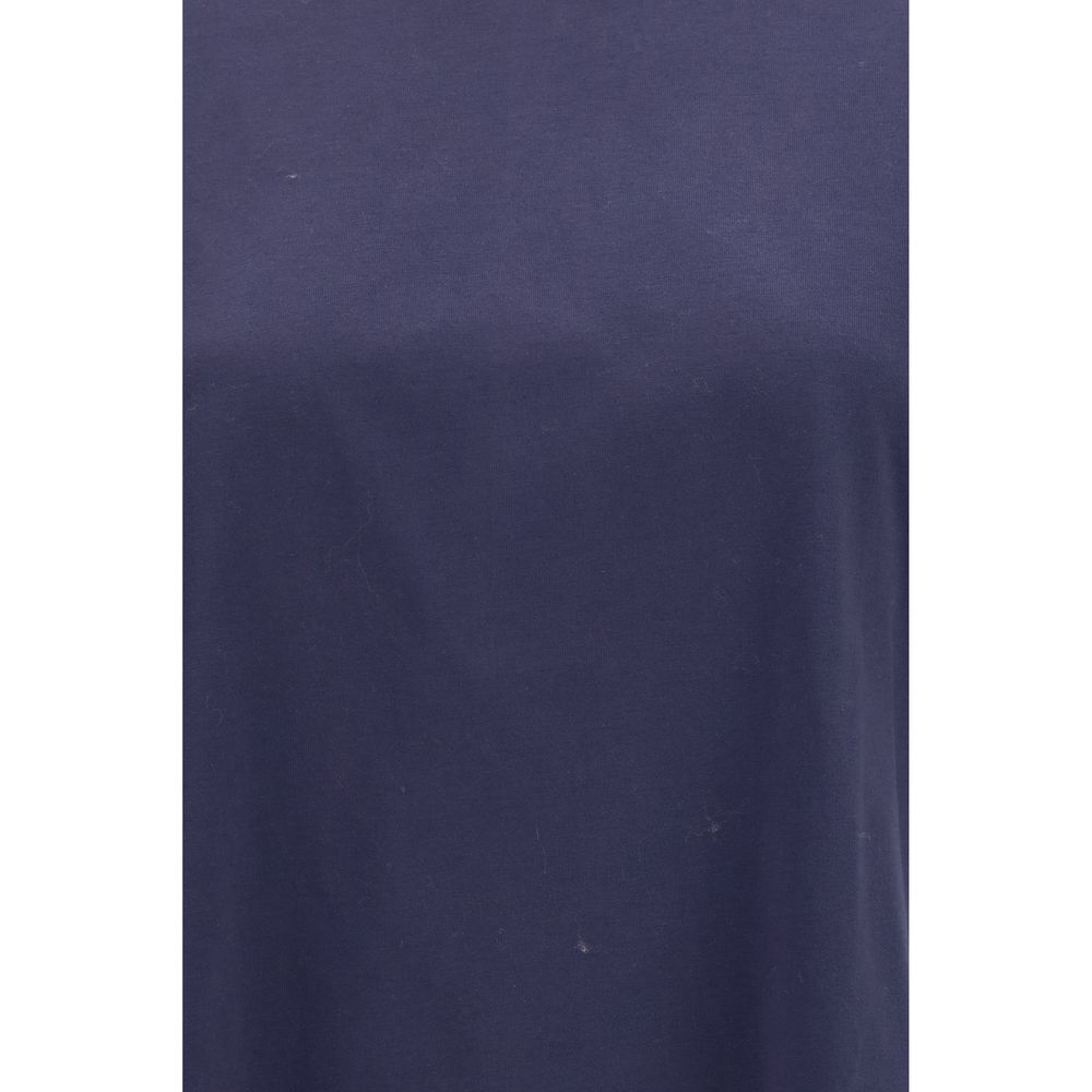 Loulou De Saison Blue Cotton T-Shirt