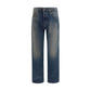 Golden Goose Blue Cotton Relaxed Fit Jeans