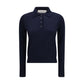 Golden Goose Blue Wool Oves Aries Shirt
