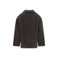Loulou De Saison Brown Wool Oves Aries Full-Length Jacket