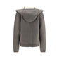 Rick Owens Gray Wool Oves Aries Hoodie