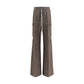 Rick Owens Gray Ramie Cargo Pants
