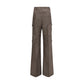 Rick Owens Gray Ramie Cargo Pants