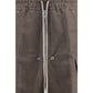 Rick Owens Gray Ramie Cargo Pants