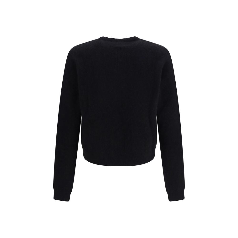 Rick Owens Black Alpaca Vicugna Pacos Sweatshirt