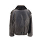 Loulou De Saison Brown Calf Leather Bos Taurus Bomber