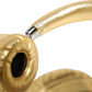 Dolce & Gabbana Women Gold Leather Wireless On-Ear Headset Headphones