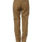 PLEIN SUD Brown Straight Cotton Stretch Chino Pants