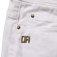Daniele Alessandrini White Cotton Stretch Skinny Denim Jeans