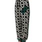 Dolce & Gabbana Black Wool Logo Jogger Sweatpants Pants