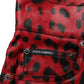 Dolce & Gabbana Red Leopard Cotton 5 Pockets Trouser Jeans