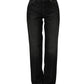 Dolce & Gabbana Black Cotton Stretch Straight Denim Jeans