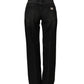 Dolce & Gabbana Black Cotton Stretch Straight Denim Jeans