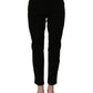 Dolce & Gabbana Black Cotton Skinny Denim Trouser Jeans
