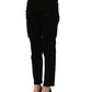 Dolce & Gabbana Black Cotton Skinny Denim Trouser Jeans
