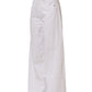 Dolce & Gabbana White Cotton Stretch Wide Leg Denim Jeans