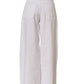 Dolce & Gabbana White Cotton Stretch Wide Leg Denim Jeans